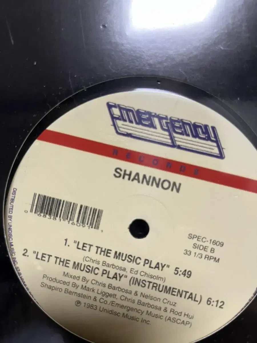 SHANNON Let The Music Play 12 NEW VINYL Emergency 海外 即決-